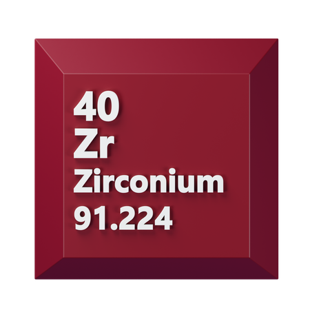 Zircônio  3D Icon