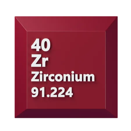 Zircônio  3D Icon