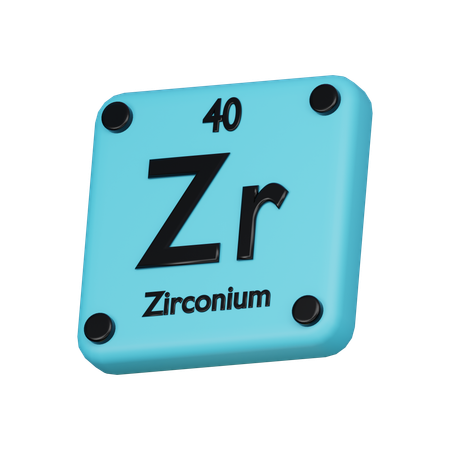 Zirconium  3D Icon