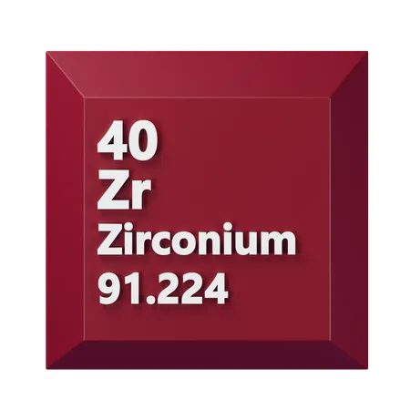 Zirconium  3D Icon