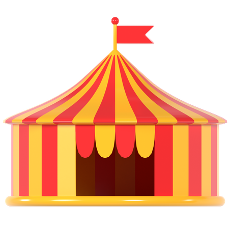 Zirkus  3D Illustration