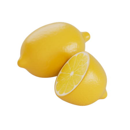 Zitrone  3D Icon
