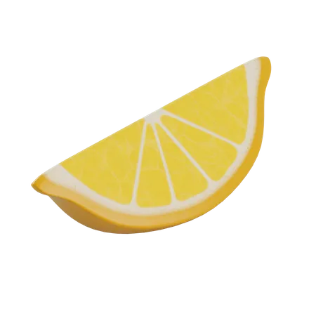 Zitrone  3D Illustration