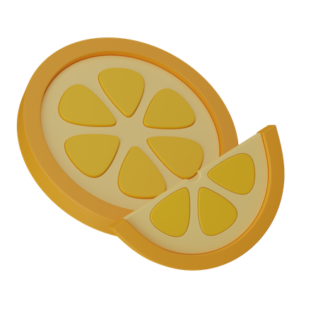 Zitrone  3D Icon