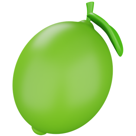 Zitronengrün  3D Icon
