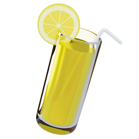 Zitronensaft  3D Illustration