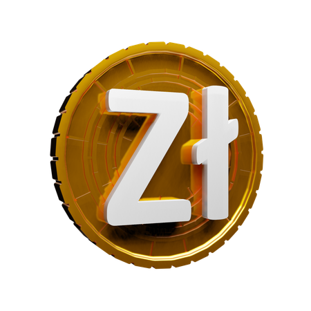 Zloty  3D Icon
