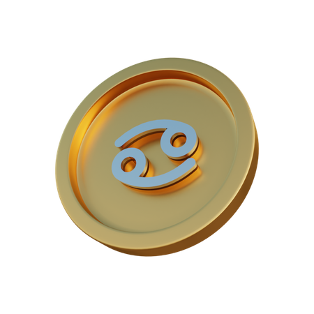 Zodiac Cancer  3D Icon