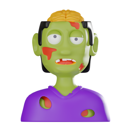 Zombie  3D Icon