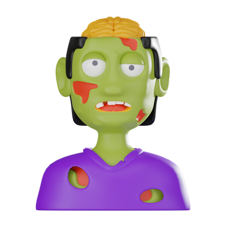 Zombie  3D Icon