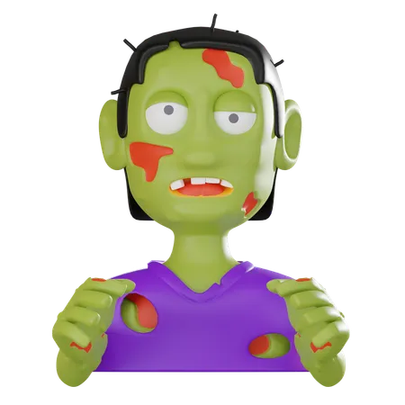 Zombie  3D Icon