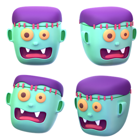 Zombie  3D Icon