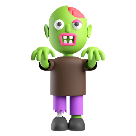 Zombie 3D Icon