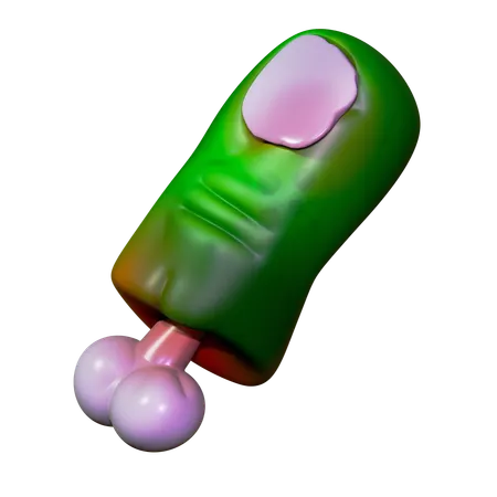 ゾンビの指  3D Icon