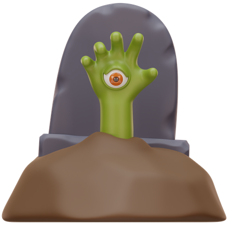 Zombie-Grab  3D Icon