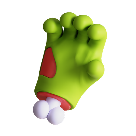 Zombie Hand  3D Icon