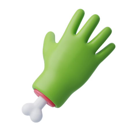 Zombie Hand  3D Icon