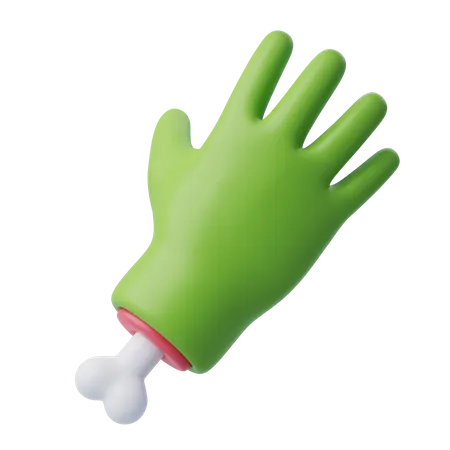 Zombie Hand  3D Icon