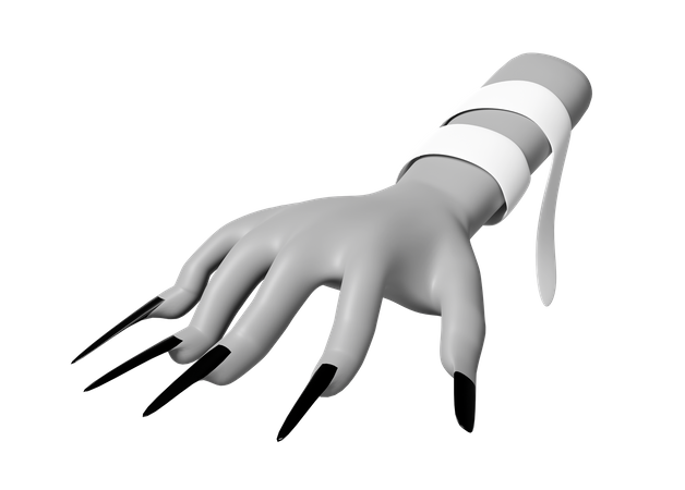 Zombie Hand  3D Icon