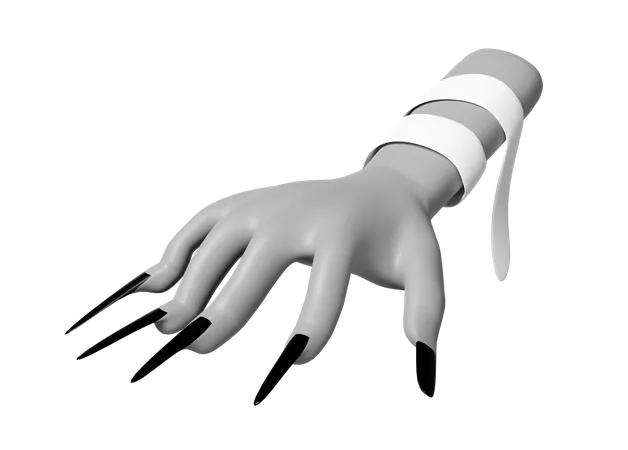 Zombie Hand  3D Icon