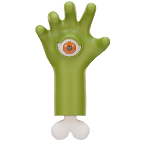 Zombie Hand  3D Icon