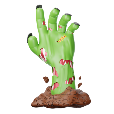 Zombie Hand  3D Icon