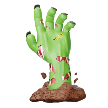 Zombie Hand  3D Icon