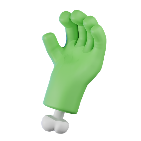 Zombie Hand  3D Icon