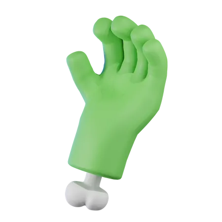 Zombie Hand  3D Icon