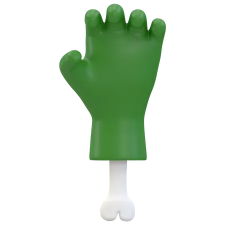 Zombie Hand  3D Icon