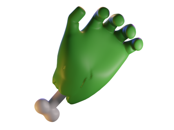 Zombie hand  3D Icon