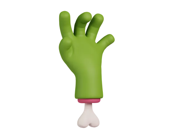 Zombie Hand  3D Icon