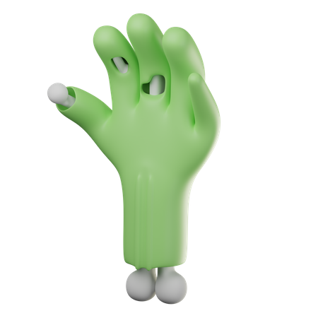 Zombie Hand  3D Icon