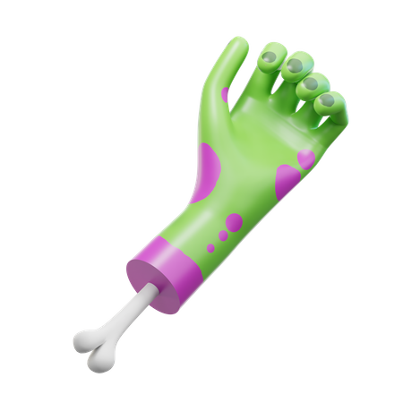 Zombie Hand  3D Icon