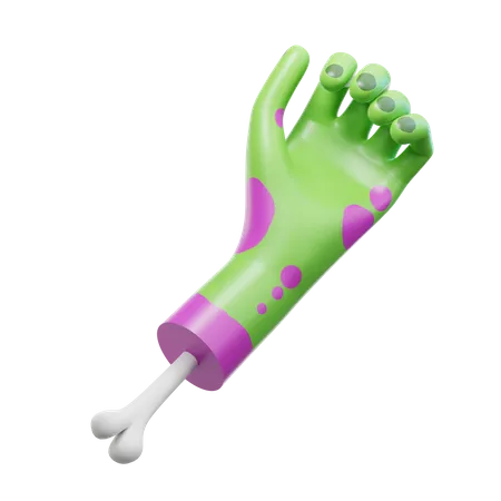 Zombie Hand  3D Icon