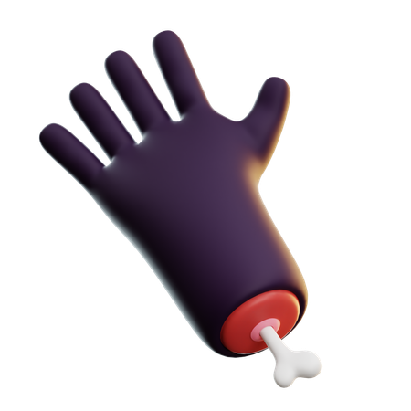 Zombie Hand  3D Icon