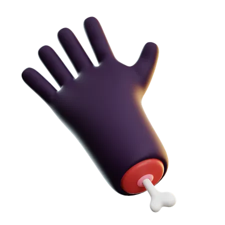 Zombie Hand  3D Icon