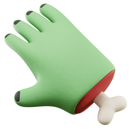 Zombie Hand  3D Icon