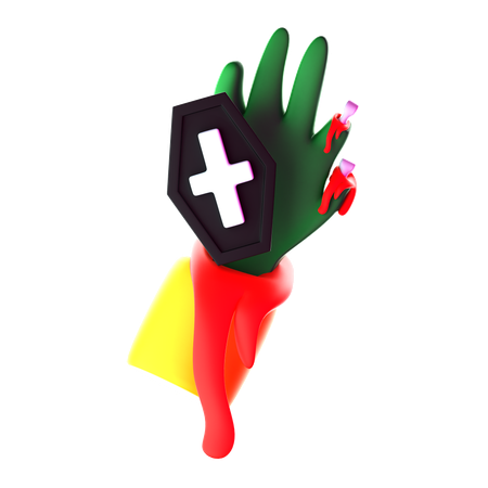 Zombie Hand  3D Icon