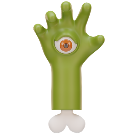 Zombie Hand  3D Icon