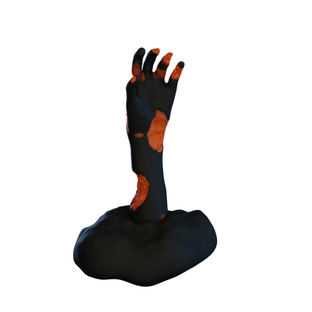 Zombie Hand  3D Illustration