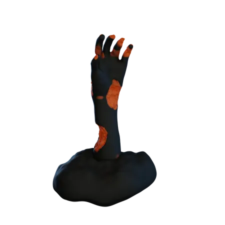 Zombie Hand  3D Illustration