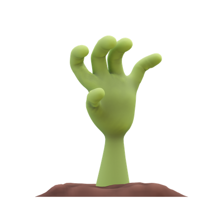Zombie Hand 3D Illustration