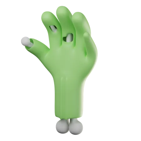 Zombie Hand 3D Icon