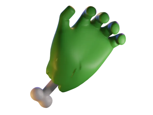 Zombie hand  3D Icon