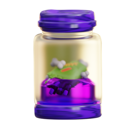 Zombie Hand Pickling  3D Icon