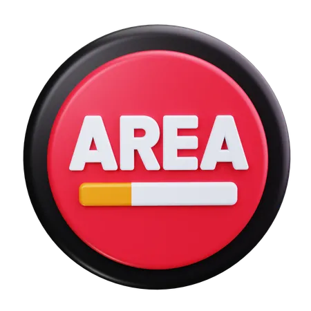 Área de fumadores  3D Icon