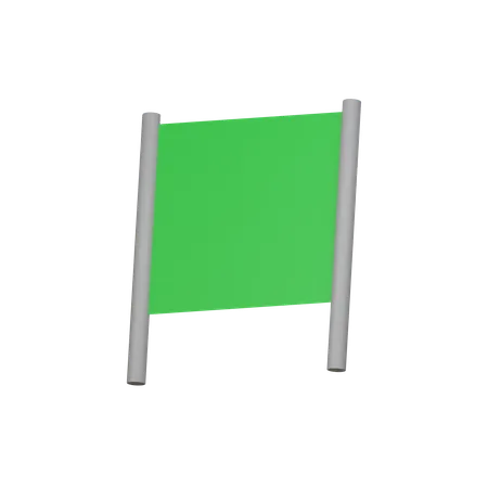 Zone de construction de barrières  3D Icon