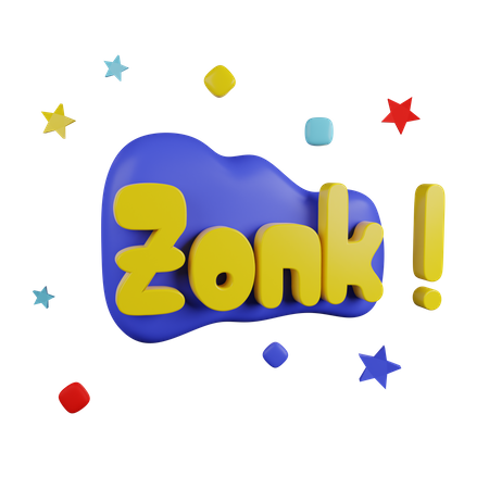 Zonk  3D Sticker