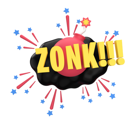 Zonk 3D Illustration